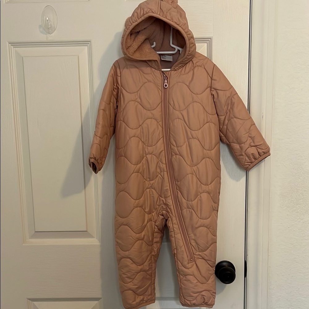 Uniqlo Kids Tan Quilted Jacket